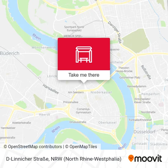 Карта D-Linnicher Straße