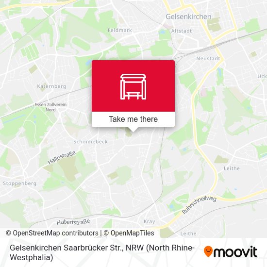 Gelsenkirchen Saarbrücker Str. map