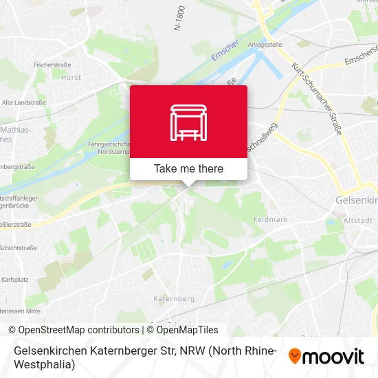 Карта Gelsenkirchen Katernberger Str