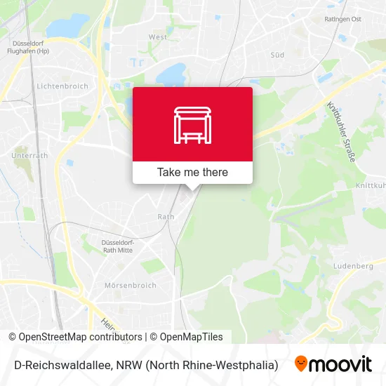 Карта D-Reichswaldallee
