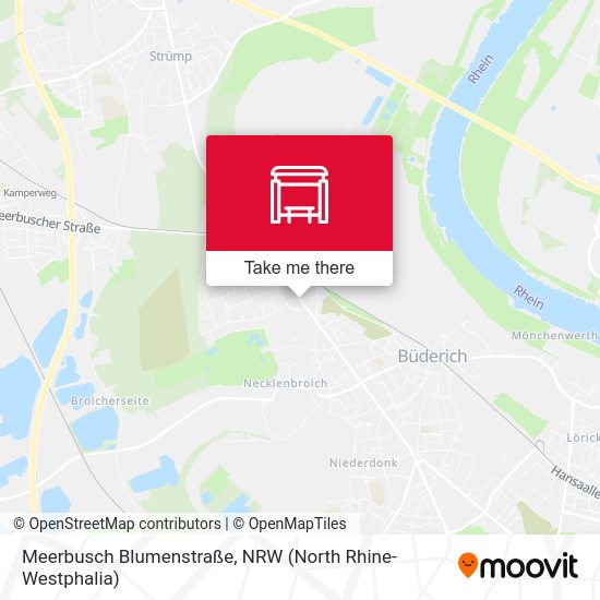 Meerbusch Blumenstraße map