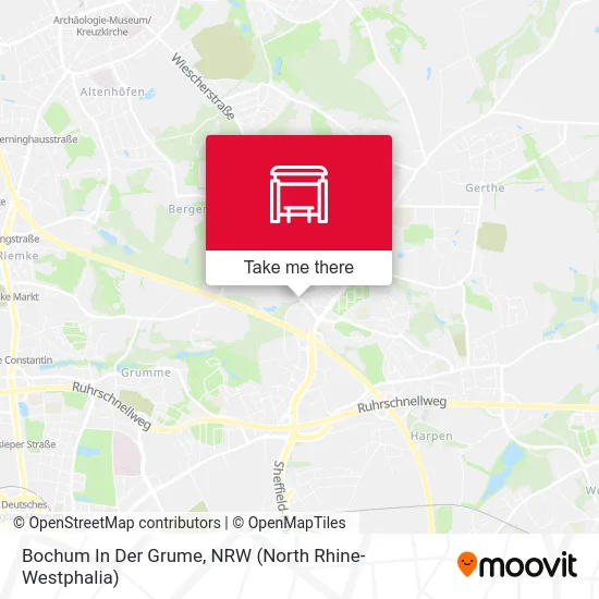 Bochum In Der Grume map