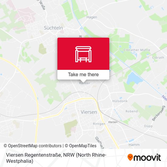 Viersen Regentenstraße map