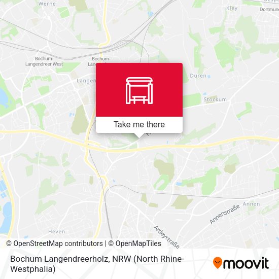 Bochum Langendreerholz map