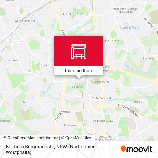 Bochum Bergmannstr. map