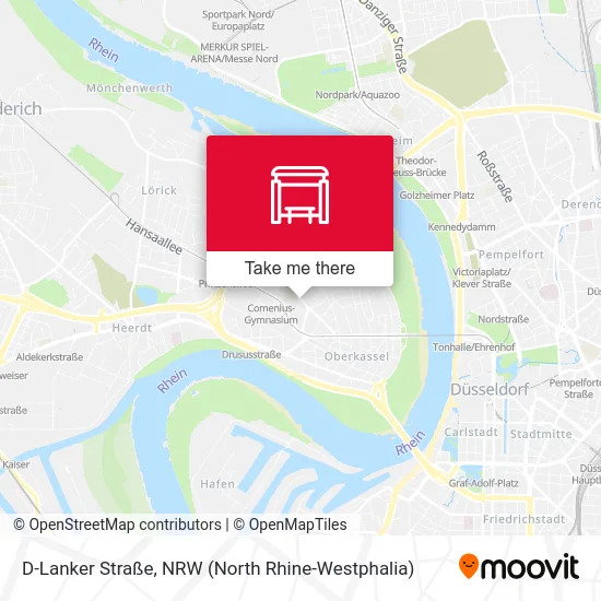 Карта D-Lanker Straße