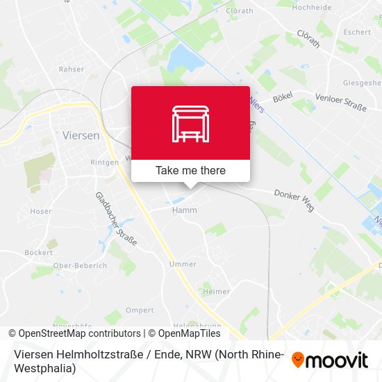 Viersen Helmholtzstraße / Ende map