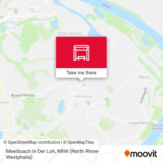 Карта Meerbusch In Der Loh