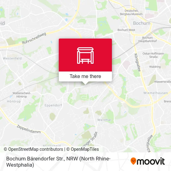 Карта Bochum Bärendorfer Str.