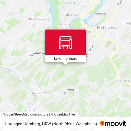 Карта Hattingen Homberg