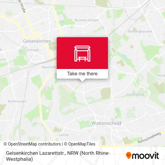 Карта Gelsenkirchen Lazarettstr.