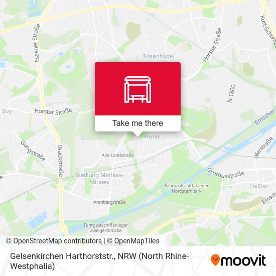 Gelsenkirchen Harthorststr. map