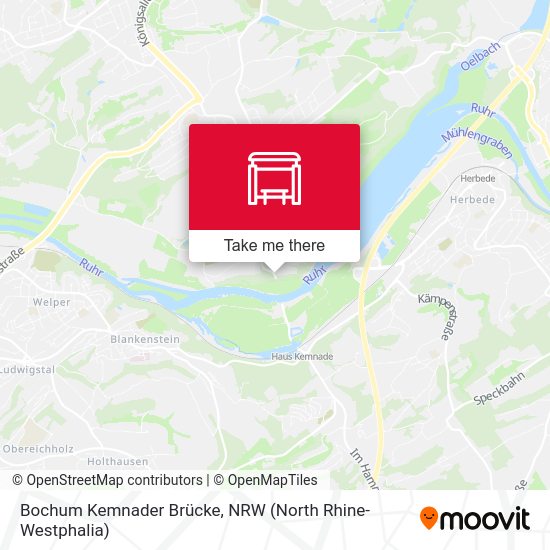Bochum Kemnader Brücke map