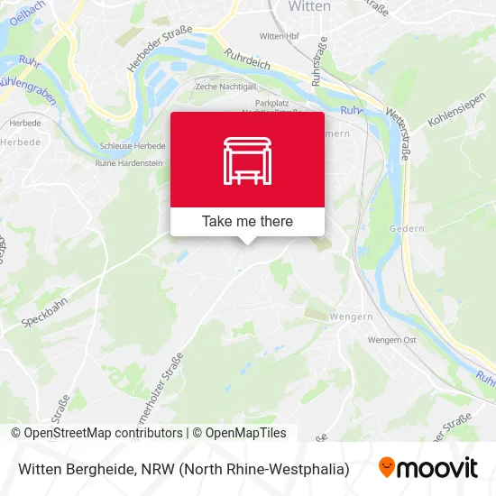 Карта Witten Bergheide