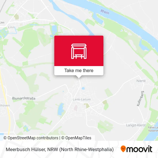 Карта Meerbusch Hülser