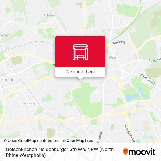 Карта Gelsenkirchen Neidenburger Str / Wh