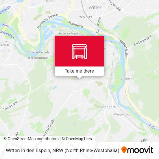 Карта Witten In den Espeln