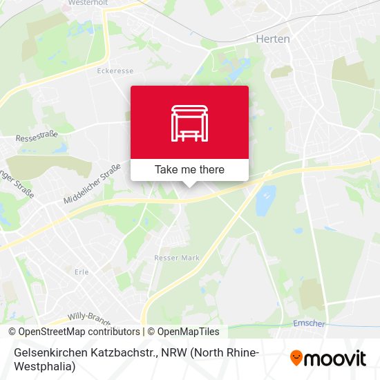 Gelsenkirchen Katzbachstr. map