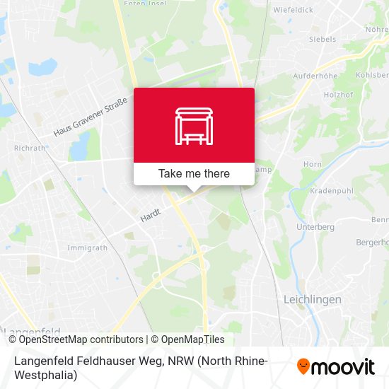Langenfeld Feldhauser Weg map