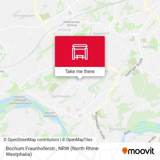 Bochum Fraunhoferstr. map
