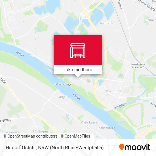 Карта Hitdorf Oststr.