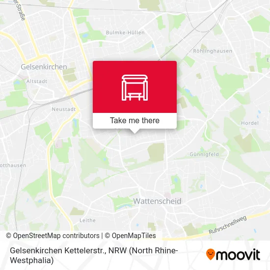 Карта Gelsenkirchen Kettelerstr.