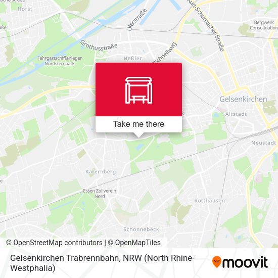 Gelsenkirchen Trabrennbahn map