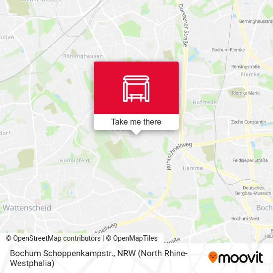 Карта Bochum Schoppenkampstr.