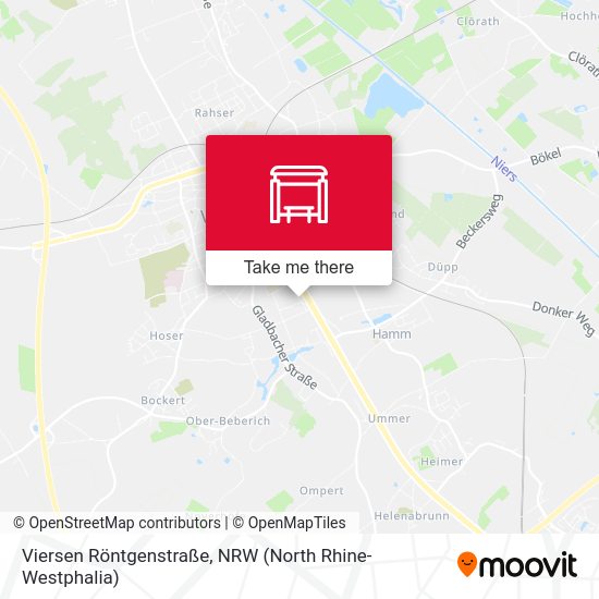 Viersen Röntgenstraße map