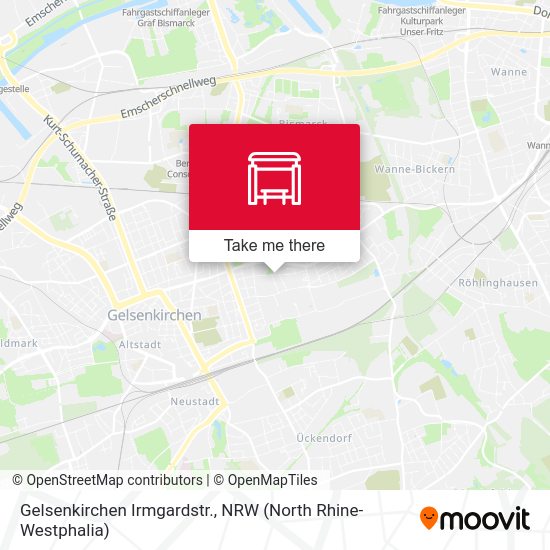 Gelsenkirchen Irmgardstr. map