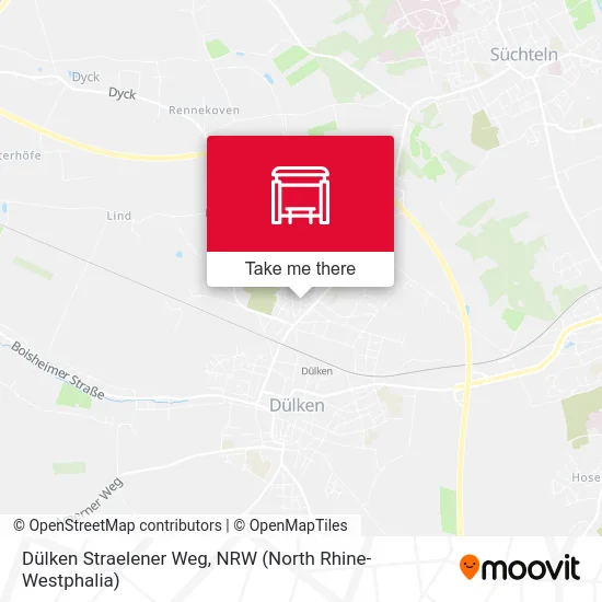 Карта Dülken Straelener Weg
