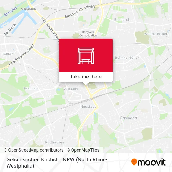 Gelsenkirchen Kirchstr. map