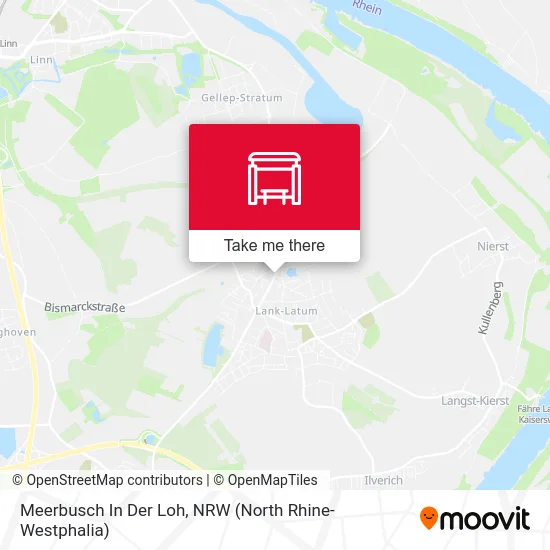 Meerbusch In Der Loh map