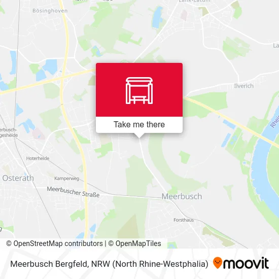 Карта Meerbusch Bergfeld