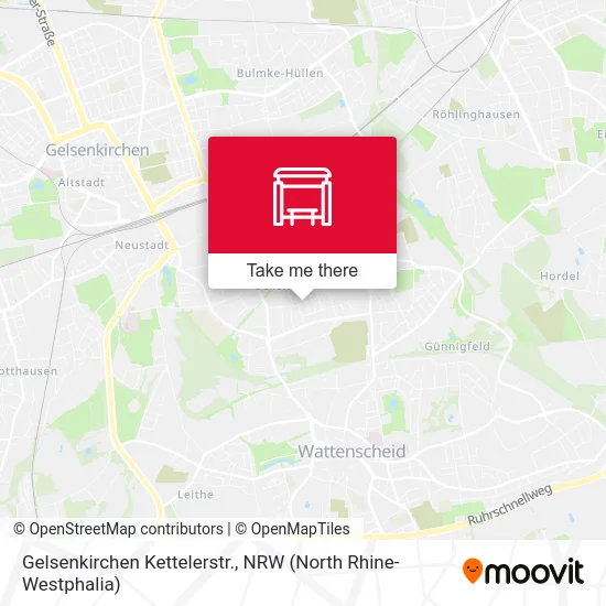 Карта Gelsenkirchen Kettelerstr.