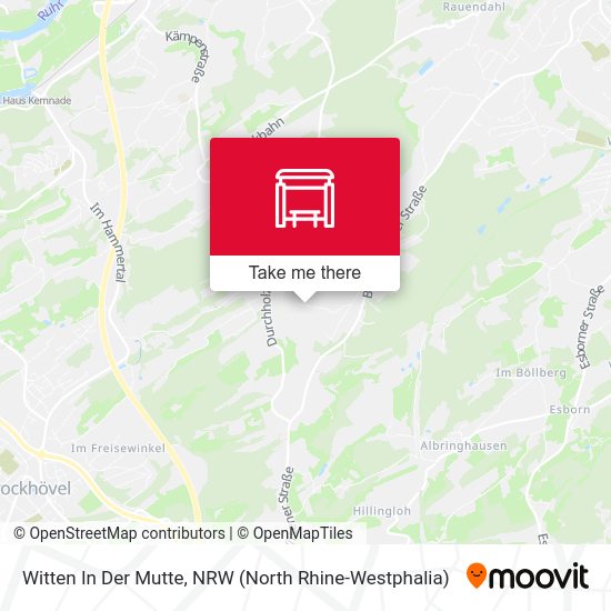 Карта Witten In Der Mutte