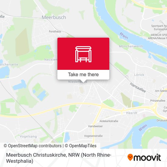 Meerbusch Christuskirche map