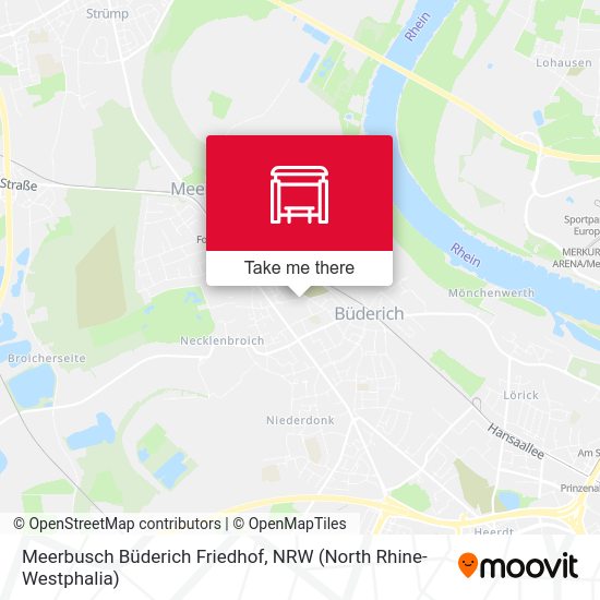 Meerbusch Büderich Friedhof map