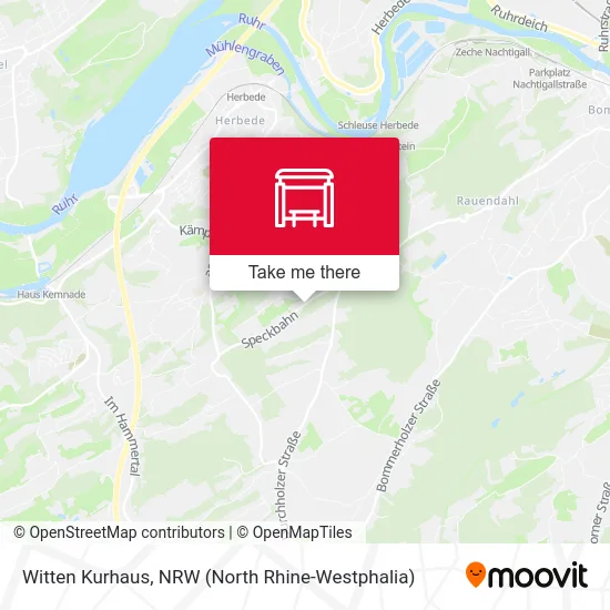 Witten Kurhaus map