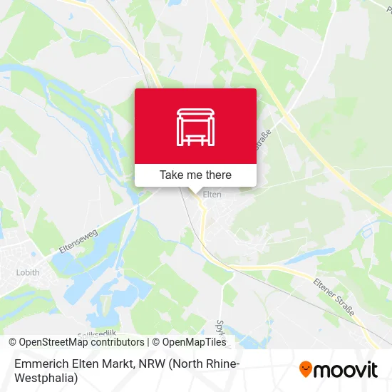 Карта Emmerich Elten Markt