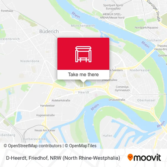 D-Heerdt, Friedhof map