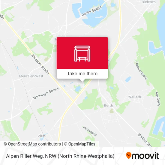 Alpen Riller Weg map