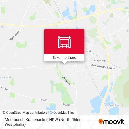Meerbusch Krähenacker map