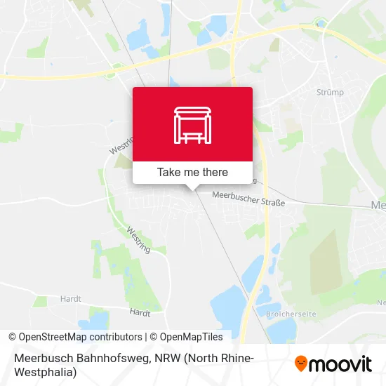 Meerbusch Bahnhofsweg map