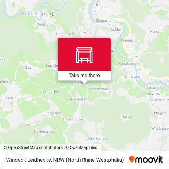 Карта Windeck Leidhecke