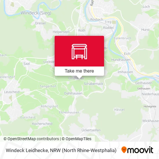 Карта Windeck Leidhecke