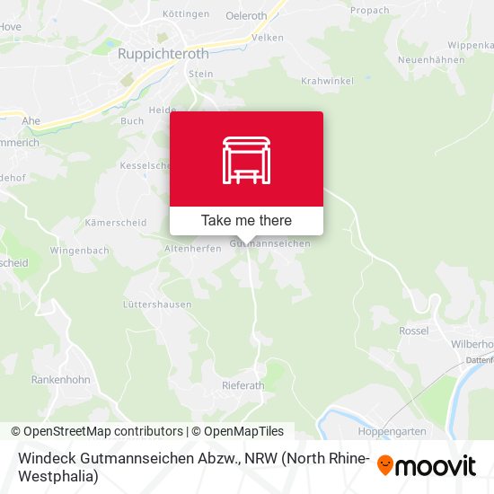 Windeck Gutmannseichen Abzw. map