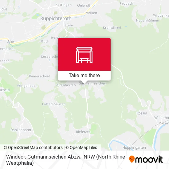 Карта Windeck Gutmannseichen Abzw.