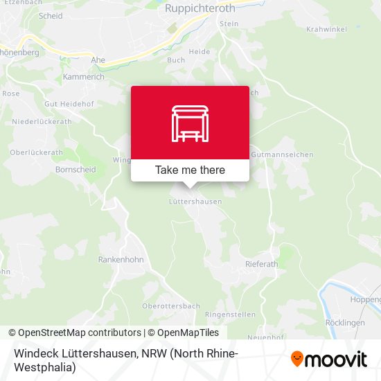 Windeck Lüttershausen map