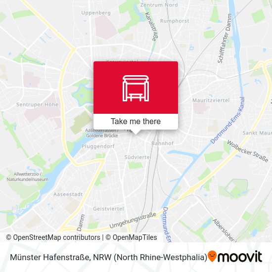 Münster Hafenstraße map